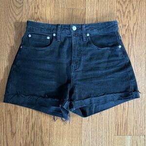 Madewell Curvy High-Rise Denim Shorts Size 26